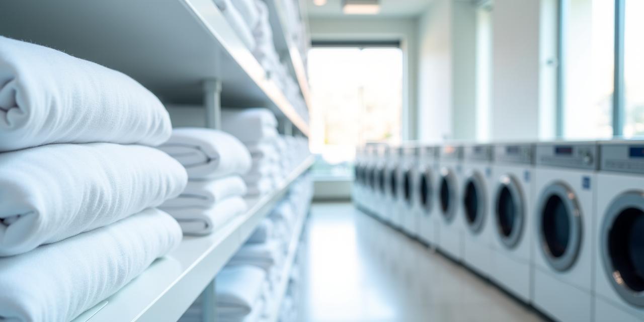 Lavanderia pulita e ordinata a Roma